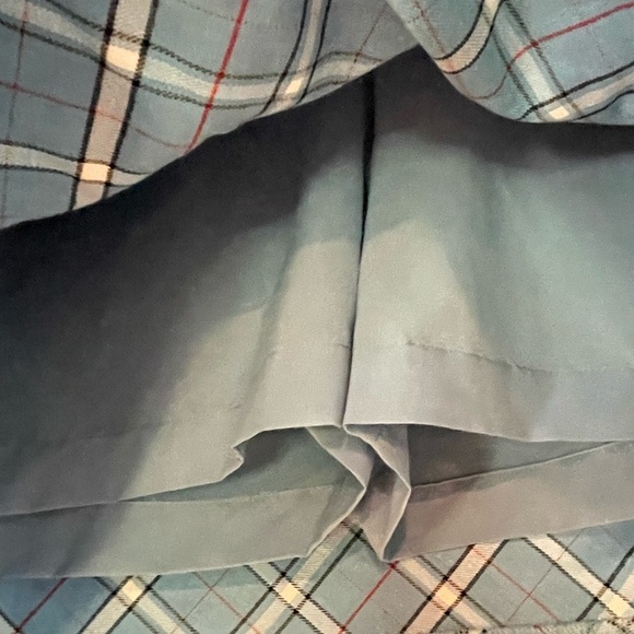 FAIRWAY & GREENE BLUE PLAID GOLF SKORT - Picture 3 of 5